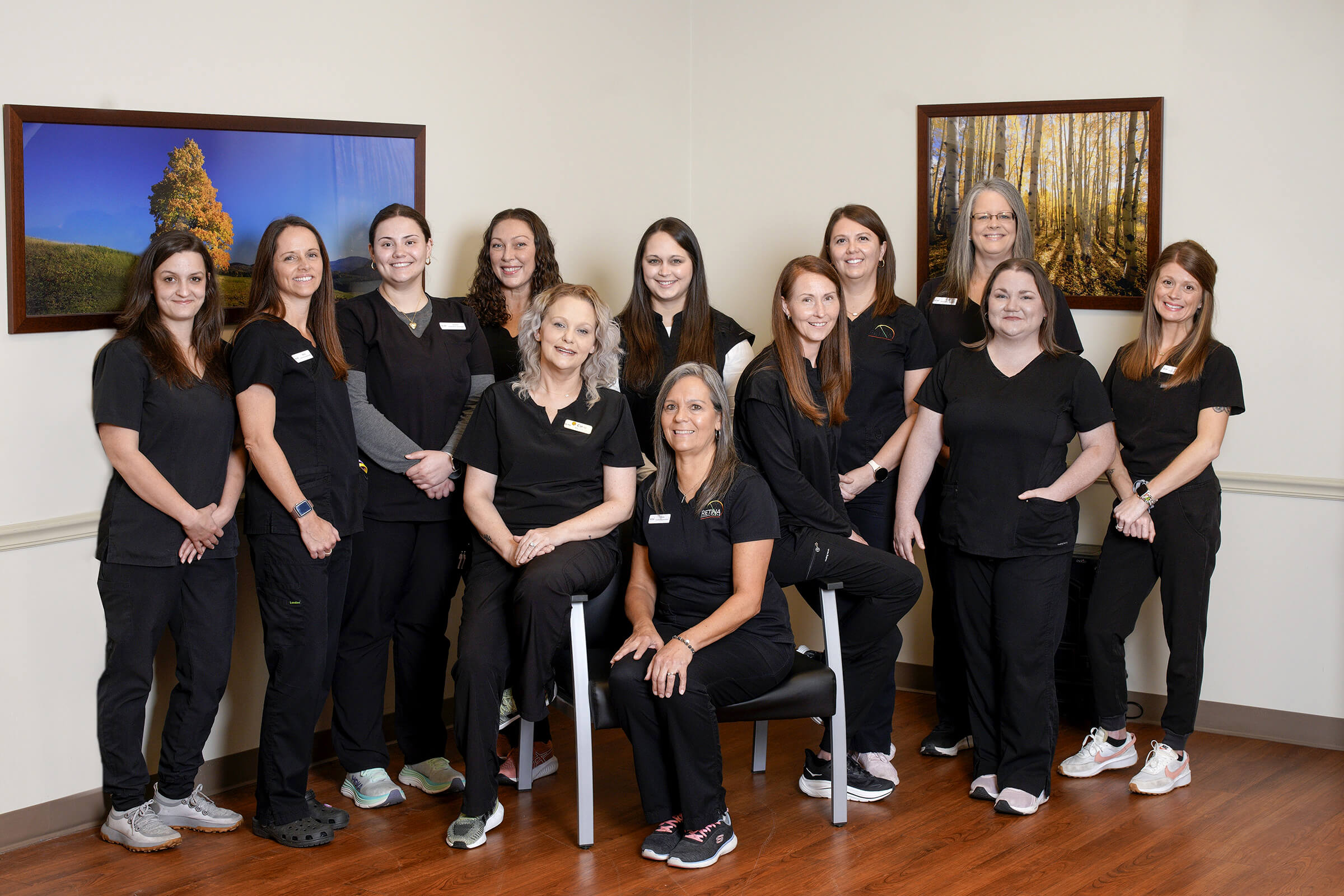 Group portrait of Retina Consultants, PLLC staff members.