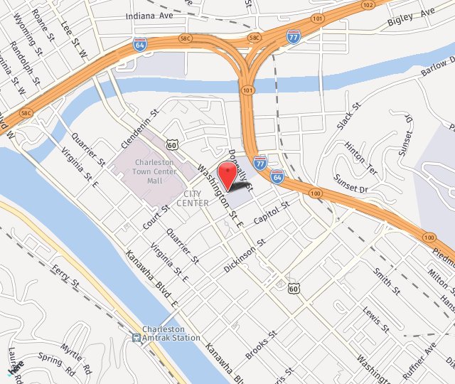 Location Map: 331 Laidley St., Suite 301 Charleston, WV 25301